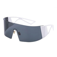Load image into Gallery viewer, The New Sports Polarized Sunglasses UV400 Outdoor Cycling Glasses Sunglasses For Women &amp; Men New Blue Frame Rimless Rectangle Shape  Sun Glasses For Unisex Design New Mirrored Wind Proof Sport Eyeglasses For Sunglasses
