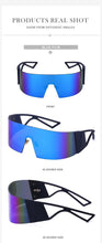 Load image into Gallery viewer, The New Sports Polarized Sunglasses UV400 Outdoor Cycling Glasses Sunglasses For Women &amp; Men New Blue Frame Rimless Rectangle Shape  Sun Glasses For Unisex Design New Mirrored Wind Proof Sport Eyeglasses For Sunglasses
