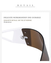 Load image into Gallery viewer, The New Sports Polarized Sunglasses UV400 Outdoor Cycling Glasses Sunglasses For Women &amp; Men New Blue Frame Rimless Rectangle Shape  Sun Glasses For Unisex Design New Mirrored Wind Proof Sport Eyeglasses For Sunglasses
