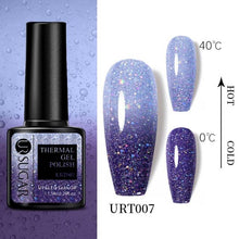 Load image into Gallery viewer, Thermal Shiny Nail Polish Change Color Effect Gel UV Semi Permanent Stylish Three Layer Effect For Womens
