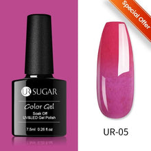 Load image into Gallery viewer, Thermal Shiny Nail Polish Change Color Effect Gel UV Semi Permanent Stylish Three Layer Effect For Womens
