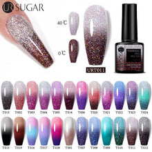 Load image into Gallery viewer, Thermal Shiny Nail Polish Change Color Effect Gel UV Semi Permanent Stylish Three Layer Effect For Womens
