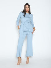 Load image into Gallery viewer, Thick Long Sleeve Shirt with Waist Tie

