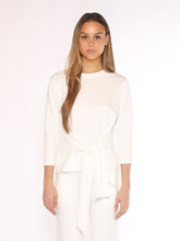 Load image into Gallery viewer, Thick Long Sleeve Shirt with Waist Tie
