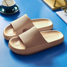 Load image into Gallery viewer, Thick Platform Bathroom Home Slippers Women Fashion Soft Sole EVA Indoor Slides Woman Sandals Summer Non-slip Flip Flops Quick Drying Open Toe Super Soft Comfy Thick Sole Home House Cloud Cushion Sandals For Indoor And Outdoor Platform Shoes
