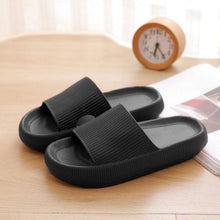 Load image into Gallery viewer, Thick Platform Bathroom Home Slippers Women Fashion Soft Sole EVA Indoor Slides Woman Sandals Summer Non-slip Flip Flops Quick Drying Open Toe Super Soft Comfy Thick Sole Home House Cloud Cushion Sandals For Indoor And Outdoor Platform Shoes
