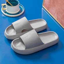 Load image into Gallery viewer, Thick Platform Bathroom Home Slippers Women Fashion Soft Sole EVA Indoor Slides Woman Sandals Summer Non-slip Flip Flops Quick Drying Open Toe Super Soft Comfy Thick Sole Home House Cloud Cushion Sandals For Indoor And Outdoor Platform Shoes
