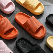 Load image into Gallery viewer, Thick Platform Bathroom Home Slippers Women Fashion Soft Sole EVA Indoor Slides Woman Sandals Summer Non-slip Flip Flops Quick Drying Open Toe Super Soft Comfy Thick Sole Home House Cloud Cushion Sandals For Indoor And Outdoor Platform Shoes
