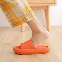 Load image into Gallery viewer, Thick Platform Bathroom Home Slippers Women Fashion Soft Sole EVA Indoor Slides Woman Sandals Summer Non-slip Flip Flops Quick Drying Open Toe Super Soft Comfy Thick Sole Home House Cloud Cushion Sandals For Indoor And Outdoor Platform Shoes
