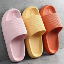 Load image into Gallery viewer, Thick Platform Bathroom Home Slippers Women Fashion Soft Sole EVA Indoor Slides Woman Sandals Summer Non-slip Flip Flops Quick Drying Open Toe Super Soft Comfy Thick Sole Home House Cloud Cushion Sandals For Indoor And Outdoor Platform Shoes
