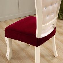 Load image into Gallery viewer, Thick Velvet Seat Cover Chair Slipcovers For Dining Room Chair Protector Chair Cover Elastic Solid Stretch Chair Cover Dining Room Chair Seat Covers Stretch Chair Seat Cushion Slipcovers Furniture Protector
