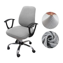 Load image into Gallery viewer, Thicken Solid Office Computer Chair Cover Spandex Split Seat Cover Universal Office Anti-dust Armchair Cover Protective &amp; Stretchable Universal Chair Covers Stretch Rotating Chair Slipcover
