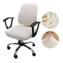 Load image into Gallery viewer, Thicken Solid Office Computer Chair Cover Spandex Split Seat Cover Universal Office Anti-dust Armchair Cover Protective &amp; Stretchable Universal Chair Covers Stretch Rotating Chair Slipcover
