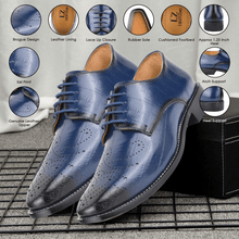 Load image into Gallery viewer, THOMAS Genuine Leather Oxford Men&#39;s Dress Shoes
