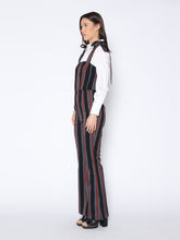 Load image into Gallery viewer, Tie-Shoulder Wide Leg Striped Overall Jumpsuit
