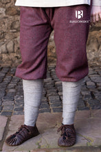 Load image into Gallery viewer, Rus Pants Tilda Herringbone Burgundy/Grey
