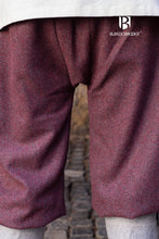 Load image into Gallery viewer, Rus Pants Tilda Herringbone Burgundy/Grey
