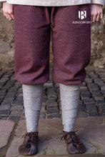Load image into Gallery viewer, Rus Pants Tilda Herringbone Burgundy/Grey
