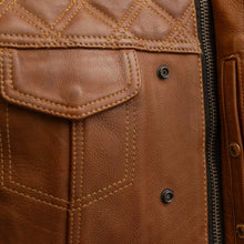 Load image into Gallery viewer, Timber Men's motorcycle leather vest (limited edition)
