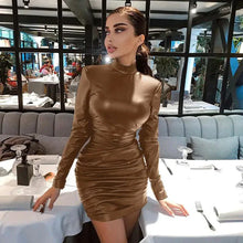 Load image into Gallery viewer, Timeless Elegance Leather Dress
