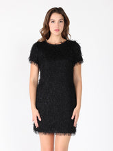 Load image into Gallery viewer, Tinsel Fringe Style mini dress
