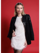 Load image into Gallery viewer, Tinsel Fringe Style mini dress
