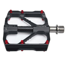 Load image into Gallery viewer, Titanium Bicycle Pedal Titanium Shaft Carbon Tube Bicycle Pedal Mountain Bike 3 Palin Pedal Road Bike Riding Pedal Bicycle Platform Pedals Bicycle Pedal Titanium Shaft Carbon Tube Bicycle Pedal Mountain Bike Pedal Road Bike Riding Pedal
