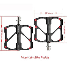 Load image into Gallery viewer, Titanium Bicycle Pedal Titanium Shaft Carbon Tube Bicycle Pedal Mountain Bike 3 Palin Pedal Road Bike Riding Pedal Bicycle Platform Pedals Bicycle Pedal Titanium Shaft Carbon Tube Bicycle Pedal Mountain Bike Pedal Road Bike Riding Pedal
