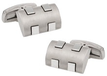 Load image into Gallery viewer, Titanium Bumps Cufflinks
