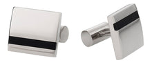 Load image into Gallery viewer, Titanium Stripe Cufflinks
