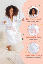 Load image into Gallery viewer, Kids Plush Robe – Ultra Soft, Safe &amp; Cozy for Toddlers &amp; Kids
