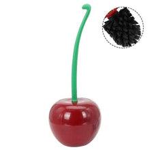 Load image into Gallery viewer, Toilet brush New Lovely Cherry Shape Lavatory Brush Toilet Brush Holder Set Toilet Cherry Shape Toilet Brush Standing Toilet Brush Set Compact Household Bathroom Cherry Toilet Brush
