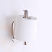 Load image into Gallery viewer, Toilet Paper Holder Bathroom Accessories Stainless Steel Bathroom Kitchen Wall Mounted Roll Paper Rack Tissue Towel Rack Holders Adhesive Toilet Paper Holder Stainless Steel Toilet Tissue Roll Holder Sticky Hand Towel Hanger No Drilling
