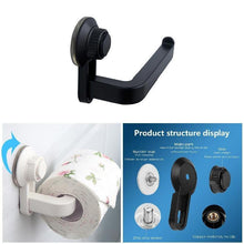 Load image into Gallery viewer, Toilet Paper Holder Super Storage Suction Cup Wall Mount Removable Rack Suction Cup Toilet Paper Holder  Wall Mount Plastic Tissue Roll Dispenser For Bathroom And Kitchen
