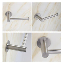 Load image into Gallery viewer, Toilet Wall Mount Toilet Paper Holder Stainless Steel Bathroom Kitchen Roll Paper Accessory Tissue Towel Accessories Holders Modern Paper Roll Holder Wall Mount Tissue Roll Rack For Bathroom
