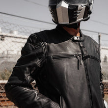 Load image into Gallery viewer, Top Performer Men's Motorcycle Leather Jacket
