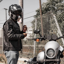 Load image into Gallery viewer, Top Performer Men's Motorcycle Leather Jacket
