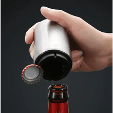 Load image into Gallery viewer, Automatic Beer Bottle Opener Magnet Beer Opener Stainless Steel Push Down Opener Wine Beer Soda Cap Opener Kitchen Accessories
