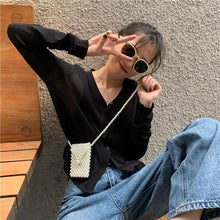 Load image into Gallery viewer, Cardigan For Women Long Sleeve Cardigan Summer Cropped Cardigan Knitted V neck Thin Ice Silk Sweaters Sunscreen Shirt Tops
