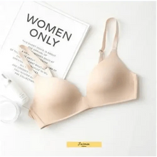 Load image into Gallery viewer, Seamless Bras for Women Push Up Bra No Wire Brassiere A B Cup Underwear Bra Three Quarters 3/4 Cup Thin Soft
