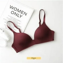 Load image into Gallery viewer, Seamless Bras for Women Push Up Bra No Wire Brassiere A B Cup Underwear Bra Three Quarters 3/4 Cup Thin Soft
