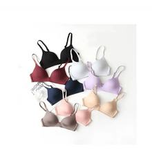 Load image into Gallery viewer, Seamless Bras for Women Push Up Bra No Wire Brassiere A B Cup Underwear Bra Three Quarters 3/4 Cup Thin Soft Sexy

