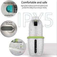 Load image into Gallery viewer, Touchless Automatic Soap Dispenser USB Charging Smart Foam Machine Infrared Sensor Foam Soap Dispenser Hand Sanitizer Touchless Commercial Easy Refill Soap &amp; Sanitizer Holder Hand Free Sensor Wall Mount Adjustable Liquid Gel
