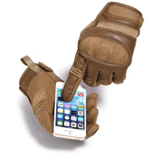 Load image into Gallery viewer, Touchscreen Leather Motorcycle Gloves
