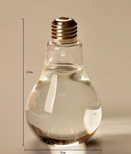 Load image into Gallery viewer, Transparent Glass Bulb Lamp Shape Flower Water Plant Hanging Vase Hydroponic Container Pot For Home Wedding Decoration for Wedding Living Room, Office Party Gift Vase
