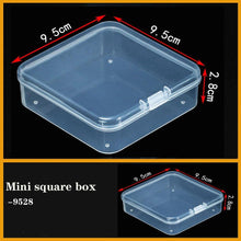 Load image into Gallery viewer, Transparent Plastic Box Screw Compartment Box Jewelry Earring Display Case Container Clear Terminal Organizer Tool Storage boxes Multiple Compartments Jewelry Storage Container
