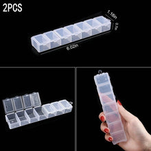Load image into Gallery viewer, Transparent Plastic Storage Jewelry Box Compartment Adjustable Container For Beads Earring Box For Jewelry Rectangle Box Case Storage Container for Jewelry Beads Earring
