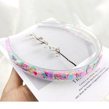 Load image into Gallery viewer, Transparent Quicksand Headbands for Children Kids Girls Fashion Glitter Sequin Teeth Hairbands Bezel Hair Hoops Gorgeous Hair Accessories For Women
