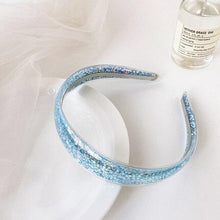 Load image into Gallery viewer, Transparent Quicksand Headbands for Children Kids Girls Fashion Glitter Sequin Teeth Hairbands Bezel Hair Hoops Gorgeous Hair Accessories For Women
