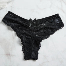 Load image into Gallery viewer, Seductive Lace Nightdress &amp; Panty Set - Transparent Red Sleepwear for Confident Women
